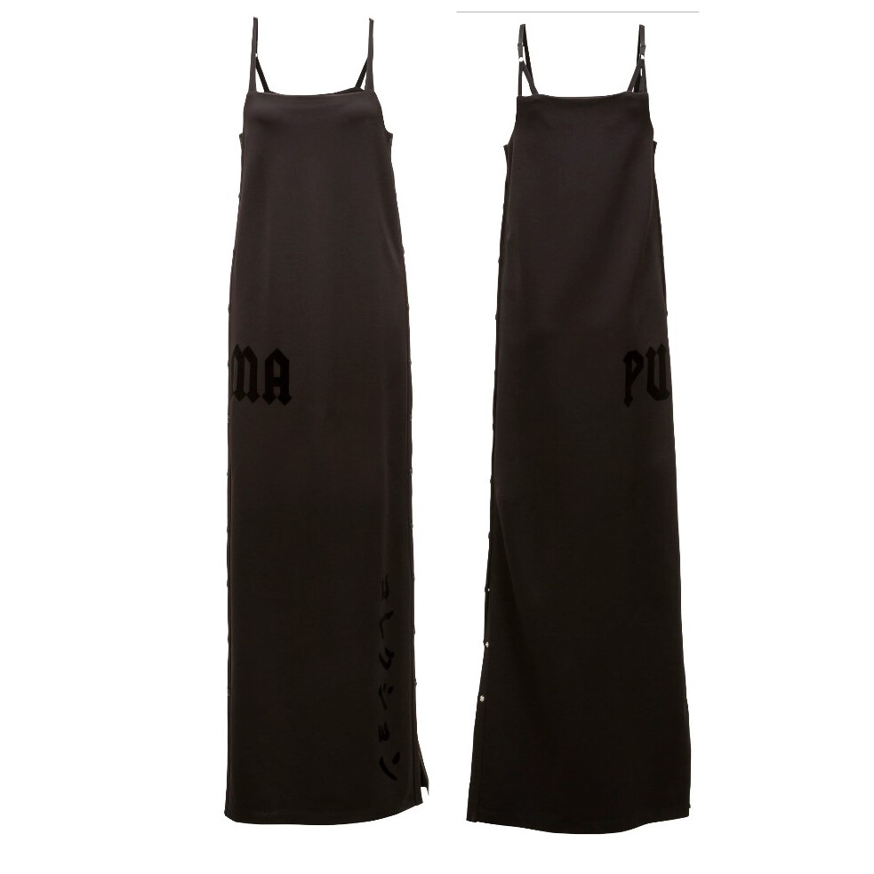 Puma X Rihanna Fenty Womens Tearaway Maxi Dress Black 573368 01 A69d Ebay