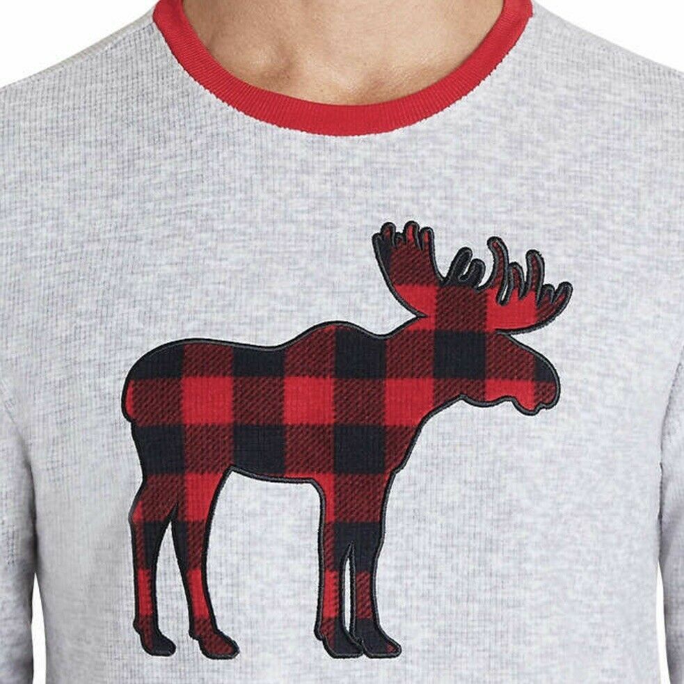 Men's Size XXL Eddie Bauer Christmas Holiday Family Sleep Set Pajamas Moose