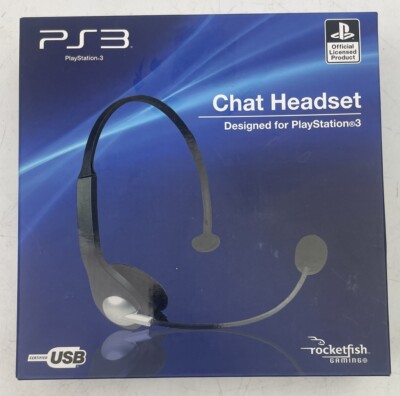 NEW Rocketfish Gaming PlayStation 3 / PS3 USB Chat Headset FACTORY SEALED / NIP