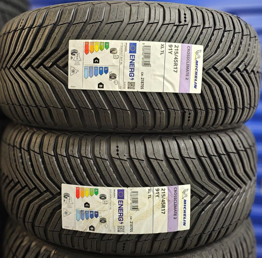 2X MICHELIN CROSSCLIMATE 2 215/45 ZR17 XL 91Y 215 45 17 ALL