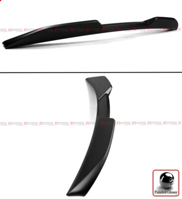 FOR 11-23 CHRYSLER 300 300S SRT8 M STYLE MATTE BLACK HIGHKICK TRUNK SPOILER WING