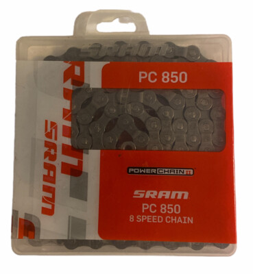 New SRAM PC-850 8-Speed Chain 1/2'' x 3/32'' 114 Links