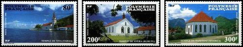 Timbres Religion PolynÃ©Sie Pa193/5 ** Lot 12480