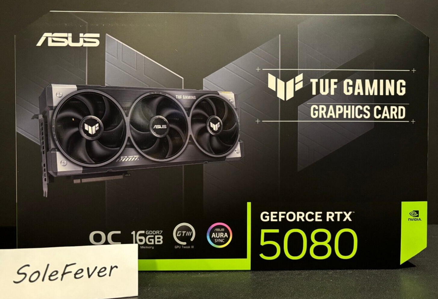 New & Sealed ASUS TUF Gaming NVIDIA GeForce RTX 5080 OC 16GB New & Sealed ASUS TUF Gaming NVIDIA GeForce RTX 5080 OC 16GB