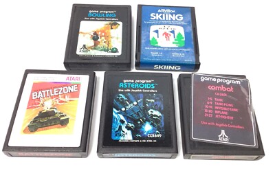 Atari 2600 Game Cartridge Lot Of 5