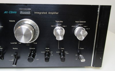 SANSUI AU 11000 INTEGRATED STEREO AMPLIFIER WORKS PERFECT PRO SERVICED