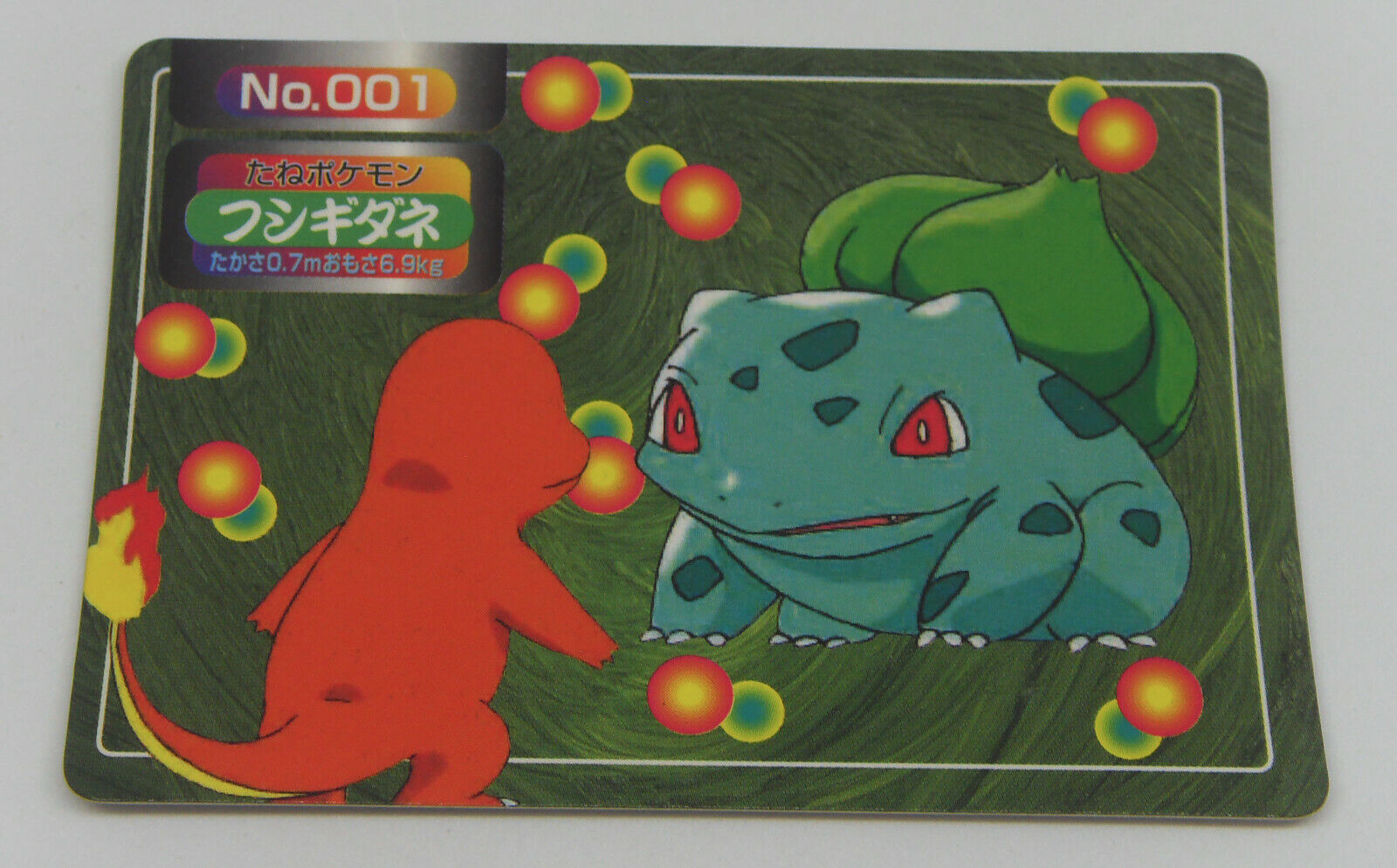 Japanese Pokemon TOP Topsun VS Battle Card No.001 Bulbasaur Japanese Pokemon TOP Topsun VS Battle Card No.001 Bulbasaur