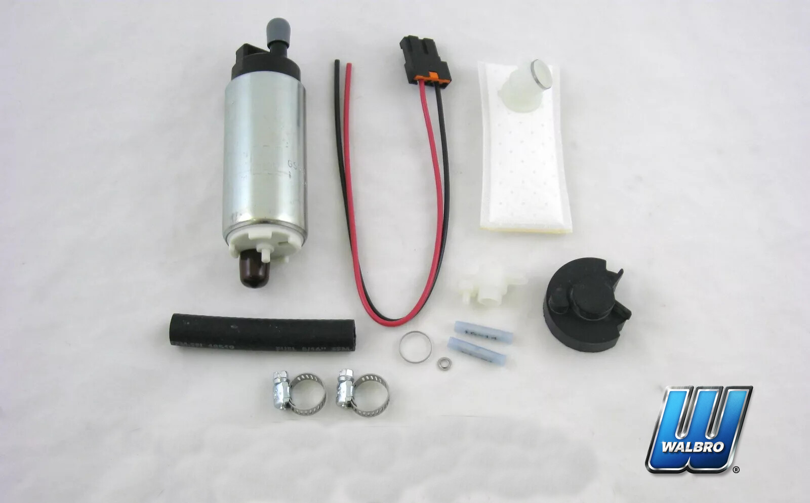 WALBRO 255LPH HP High Flow Fuel Pump w/ Install Kit 1990