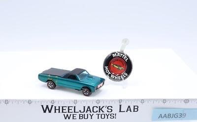 Custom Fleetside Aqua Hot Wheels Mattel 1967 Redline RL w/ Vertical Headlights