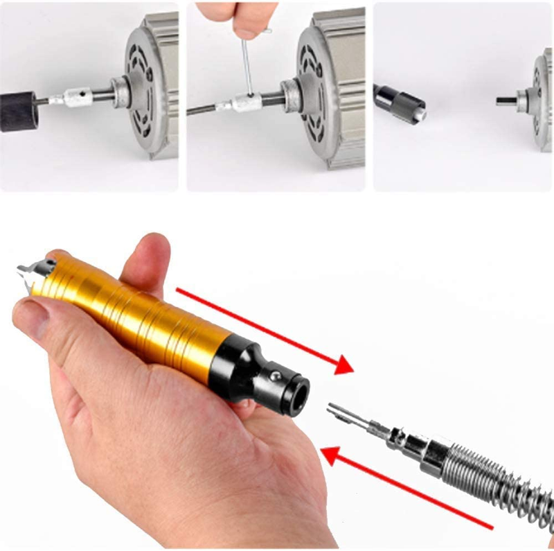 1000W Rotary Tool Flex Shaft Electric Hanging Grinder Carver, Forward and Revers