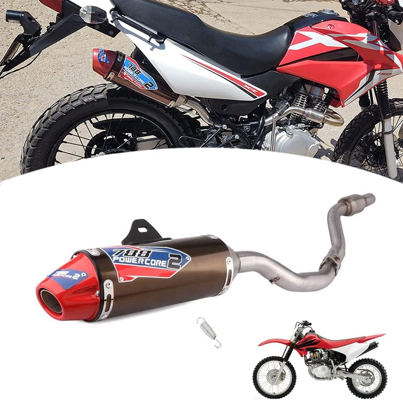 Dirt Bike Slip On Exhaust Muffler Full Kit for CRF150F CRF230F 2003-2017