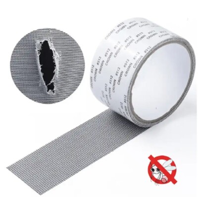 2 Pcs Fiberglass Window Screen Repair Kit - Mesh Tape 2x79'' Patch Covering Set