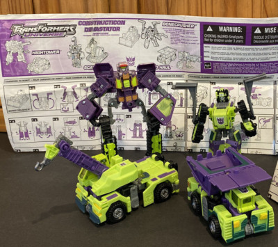 Vintage Hasbro SUPER RARE 2004 Transformers Universe Constructicon Devastator