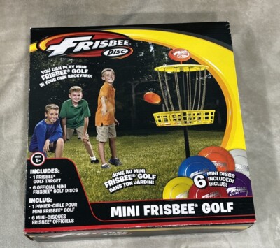 Wham-O MINI Frisbee Golf Set Complete Kids Disc Golf Game Summer Outdoors
