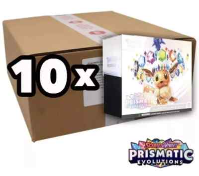 10x Pokémon TCG Prismatic Evolutions Elite Trainer Box ETB PRESALE  1/17/25