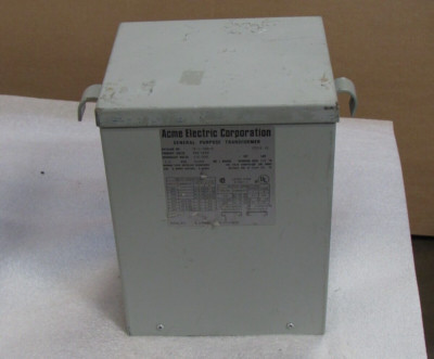 NEW ACME TRANSFORMER TF-1-49873 3KVA 1PH 110/220V SEC 220X440V PRI