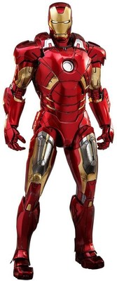 Hot Toys Movie Masterpiece DIECAST The Avengers Iron Man Mark 7 Action Figure