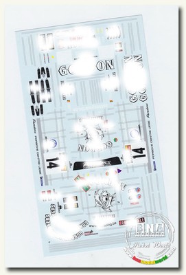 Renaissance Decals for 1/24 911 GT3 Road Challenge Gordon 2006 for Tamiya 24229
