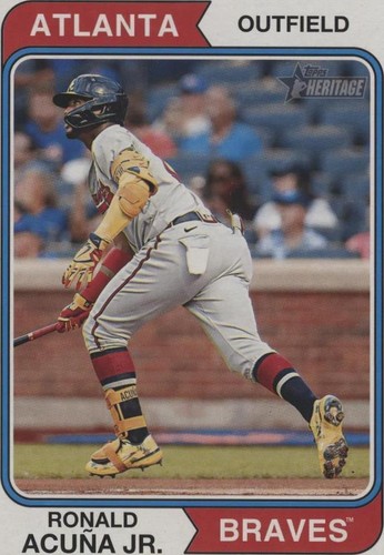 2023 Topps Heritage - Ronald Acuña Jr. #OB-RA