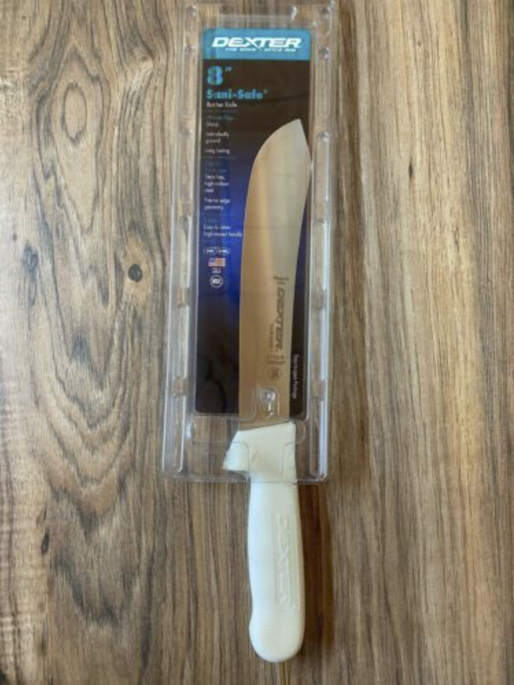 Dexter Russell S112-8PCP Stain Free Carbon Steel 8" Butcher Knife..04133