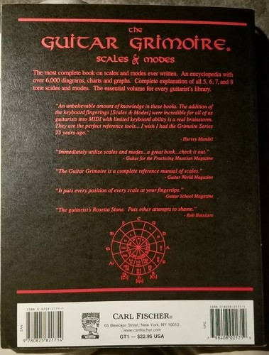 The Guitar Grimoire, Scales and Modes Softcover Book