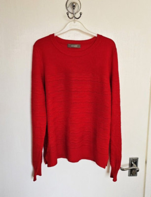Oasis Womens Red Long Sleeve Jumper BNWOT Size UK - S