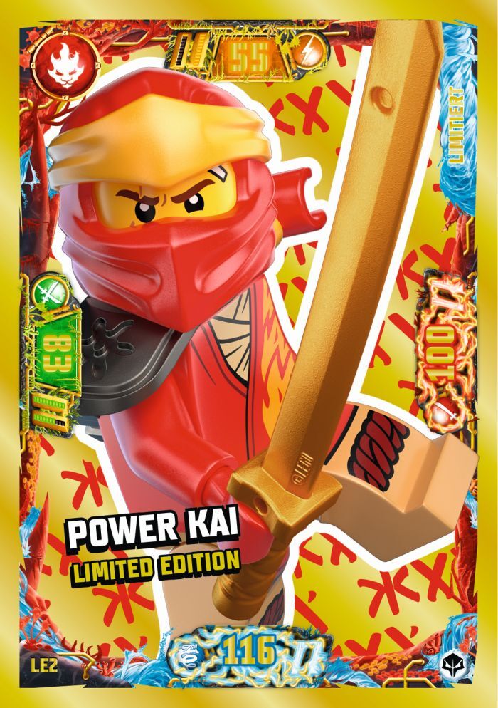 LEGO Ninjago Serie 7 NEXT LEVEL Trading Card LE02 - Power