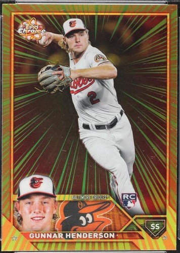 2024 SELECT GUNNAR HENDERSON BALTIMORE ORIOLES Gold Flash /10 PSA 