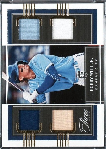 2022 Panini Three and Two - Bobby Witt Jr. #RQJ-2