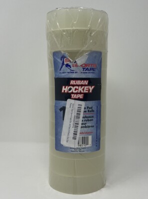 Hockey Tape Multipack Clear, 10 Roll,  Shin Pad Tape Rolls, NEW in package 10ct