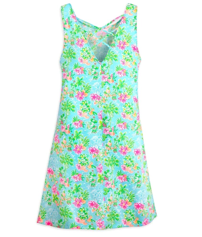 Pre-owned Lilly Pulitzer Disney Parks X  Mickey & Minnie Mouse Kristen Swing Dress M In Multicolor