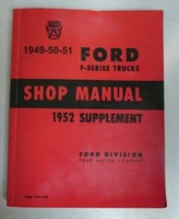 Ford Pick Up 1949-52 Reparaturhandbuch Shop Manual F100 F250 Werkstatthandbuch