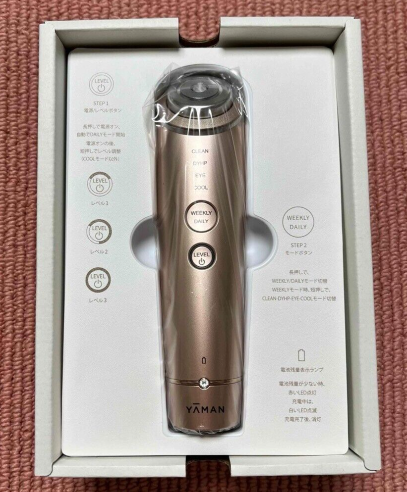 YA-MAN Photo Plus Shiny M18-YL RF Facial Equipment Champagne YA-MAN Photo Plus Shiny M18-YL RF Facial Equipment Champagne