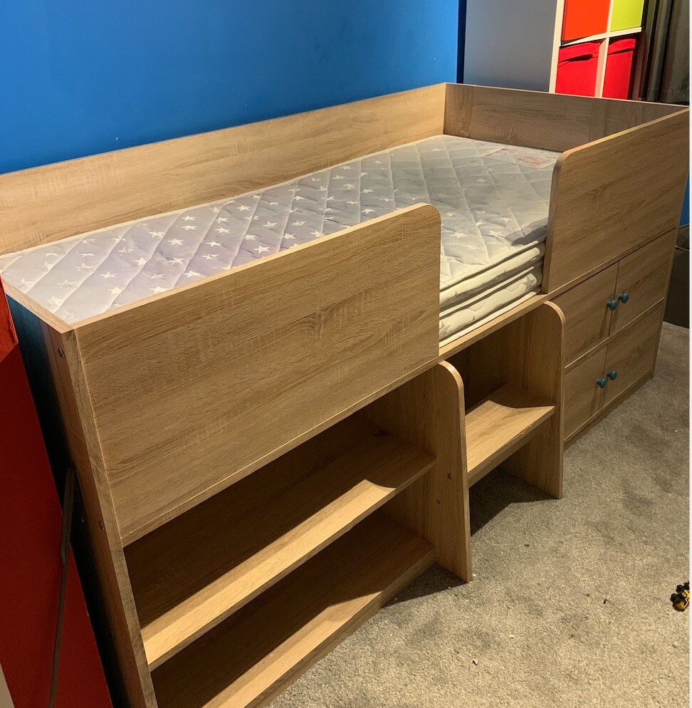 Next Compton Cabin Bed In Good Condition Mattress Included In