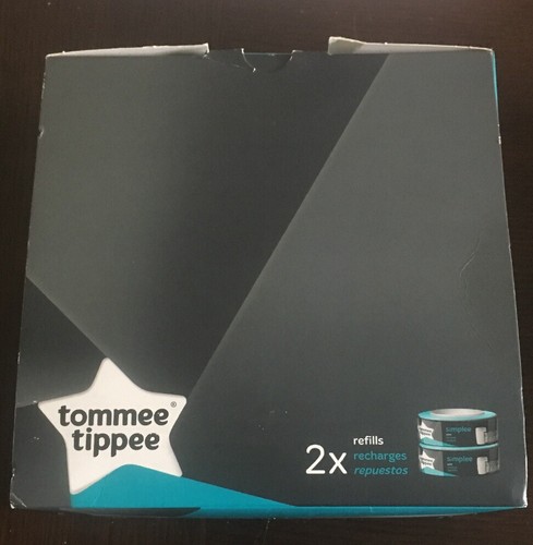 Tommee Tippee Simplee Diaper Pail Refill Cartridge, 180 Count/360 total (2 Pack)