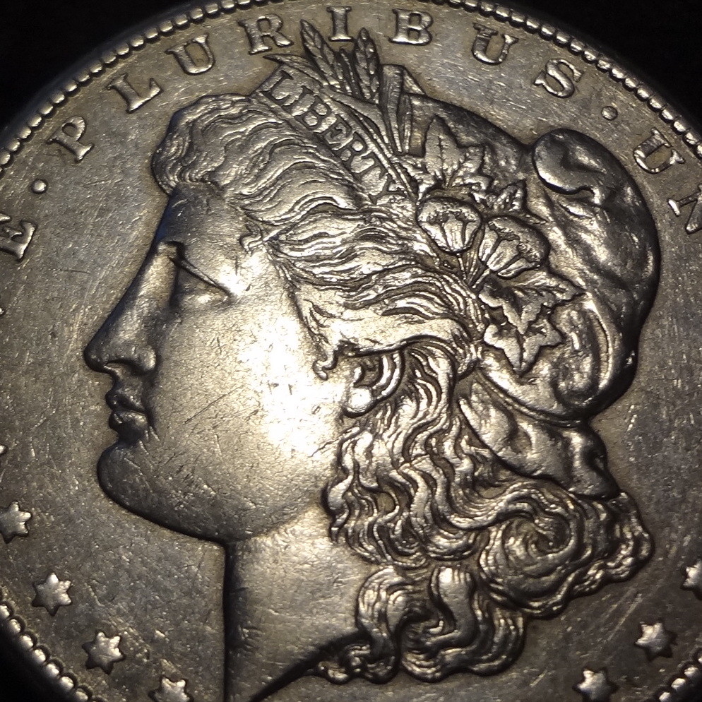1881-CC Morgan Silver Dollar - Beautiful XF+ details from the Carson City mint