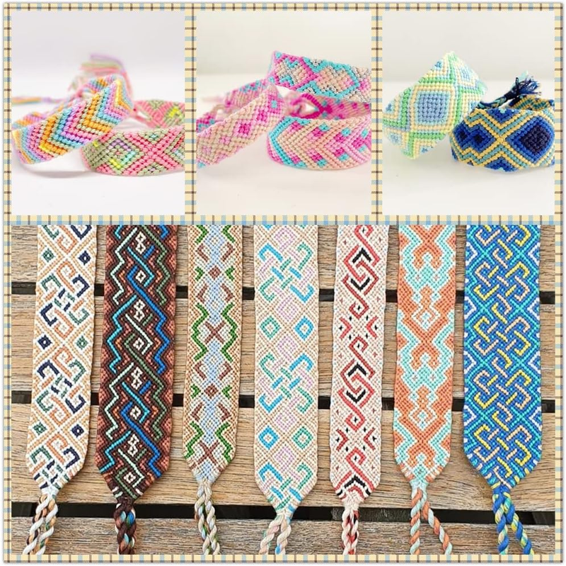 660Pcs Friendship Bracelet String Kit with Storage Box, Embroidery Floss Kit Inc