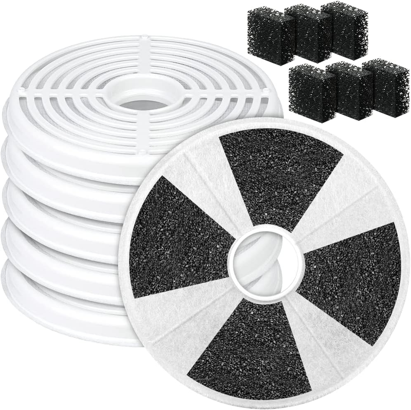 Replacement Filters for 67Oz/2L Battery Operated Cat Water Fountain KKFS23/KKFS