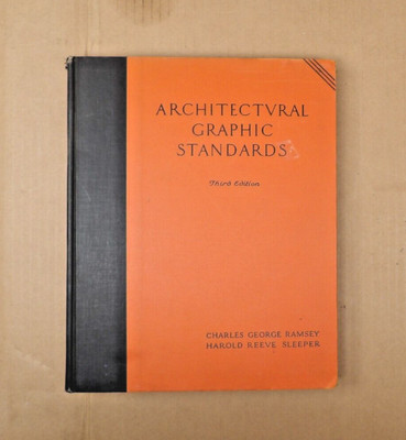 RAMSEY SLEEPER Architectural Graphic Standards Third Edition 1945 Bonus Material