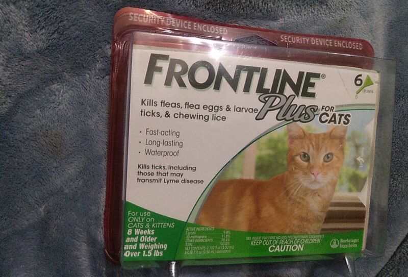 Frontline Plus Flea and Tick Treatment - 6 Dose,New.Sealed 