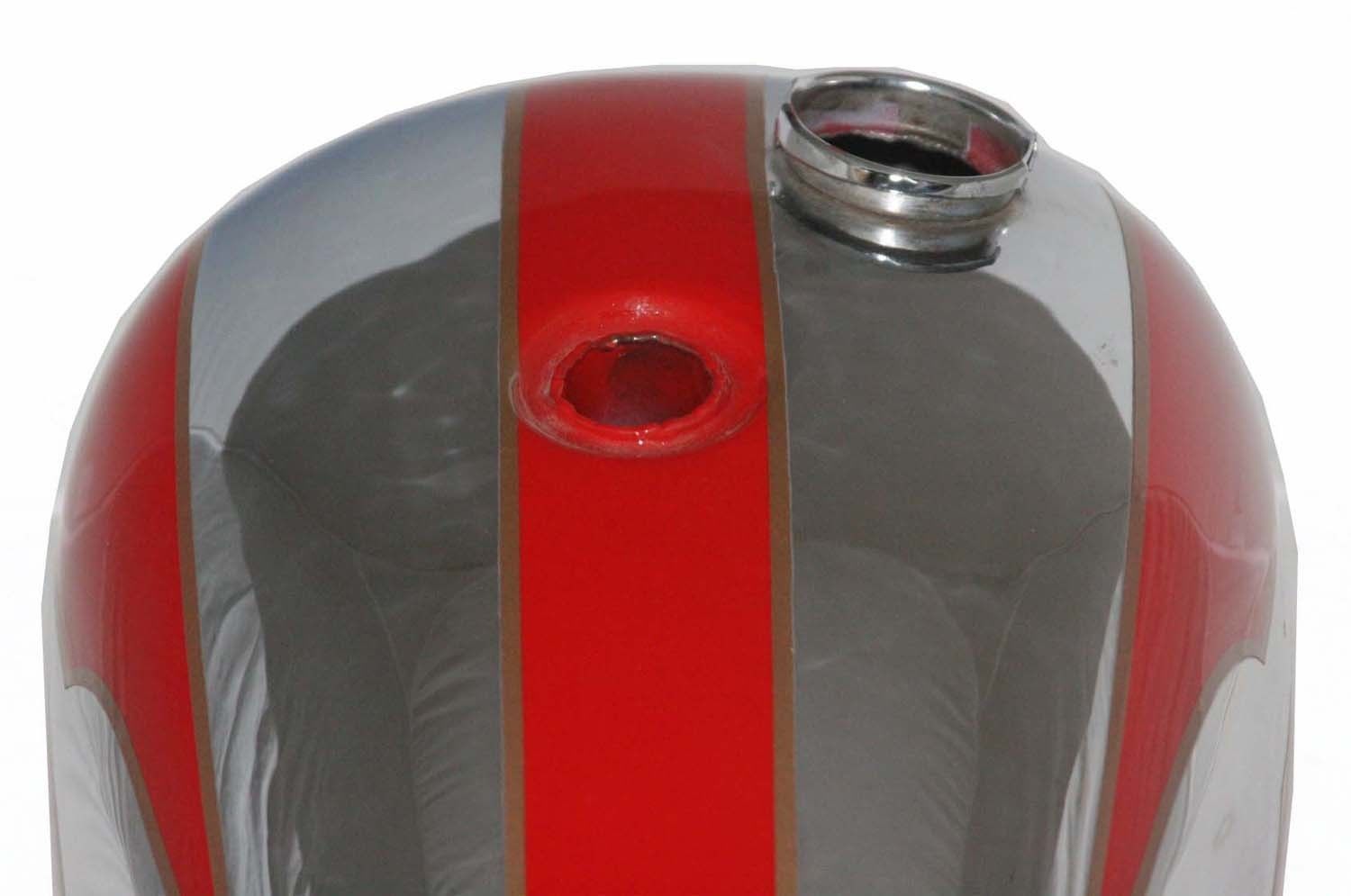 Fits Triumph T140 Bonneville 73 -78 Chrome Red Painted Patrol Tank  