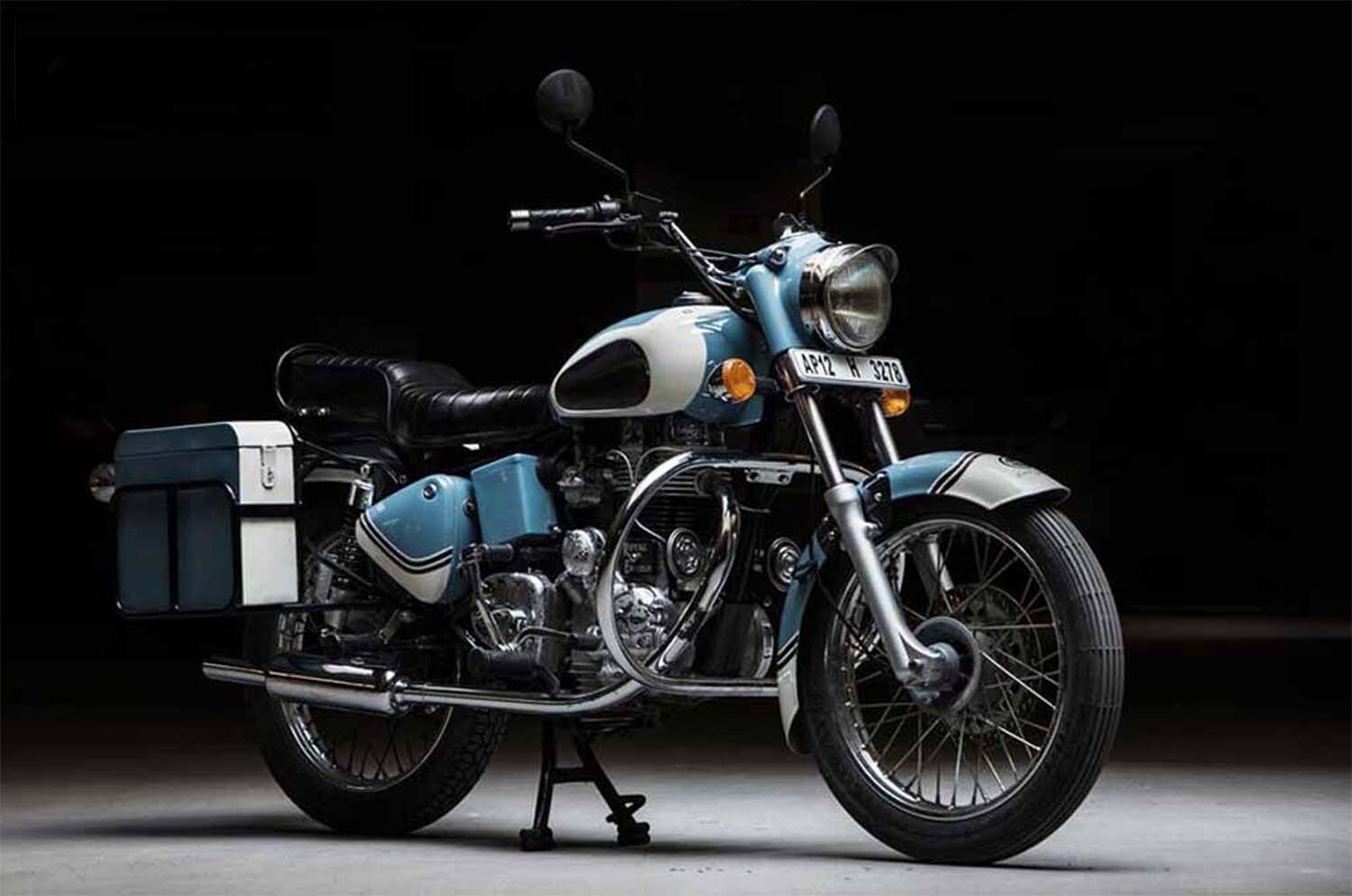 Empty Silencer Exhaust With Bush Chrome For Royal Enfield Bullet 350 500  