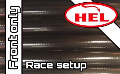 BLACK GSXR600 K1-K3 2001-2003 RACE SETUP HEL BRAIDED BRAKE LINES