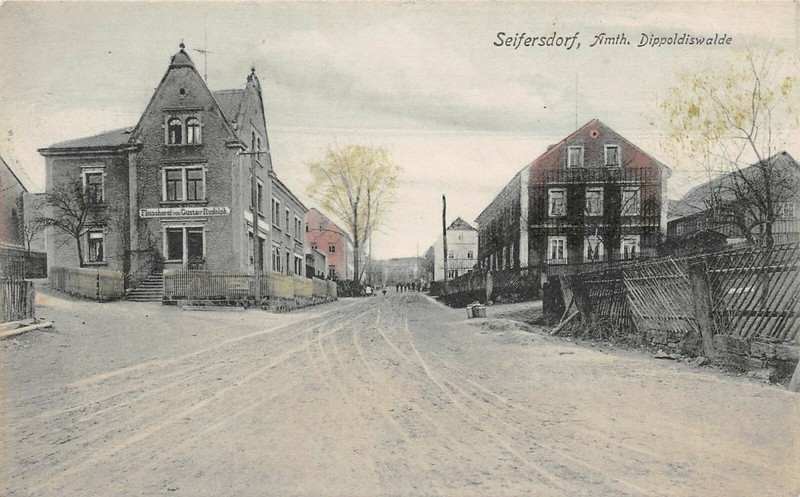 Seifersdorf Dippoldiswalde Boucherie Ak 1917