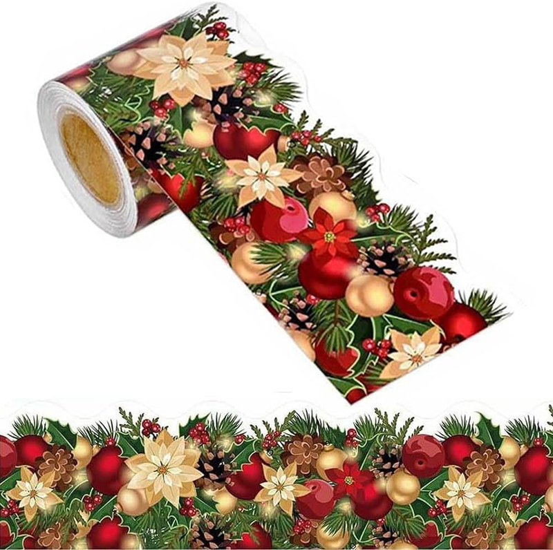 3 Rolls Merry Christmas Stickers for Gift Cards and Craft Decor