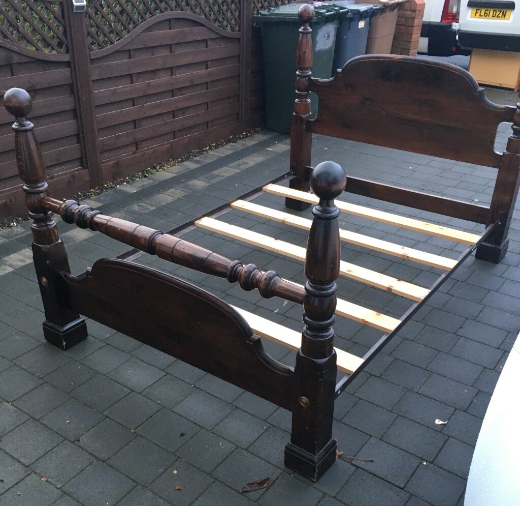 AN ETHAN ALLEN DOUBLE BED FRAME in Wallsend, Tyne and Wear Gumtree
