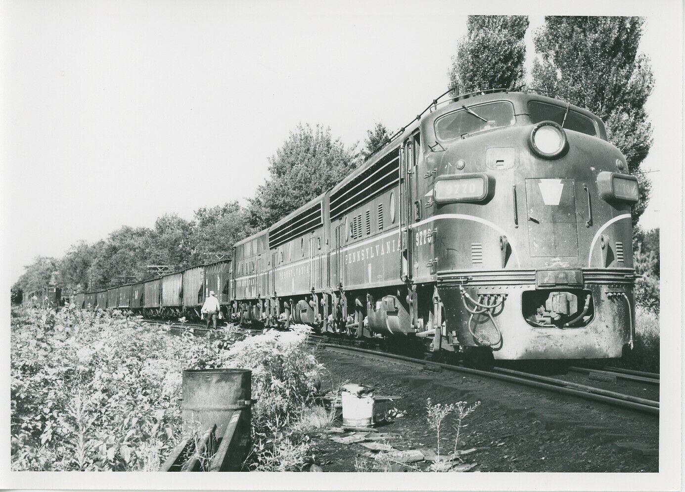 1960s Pennsylvania Railroad Photo #9770 EMD F7 A&B Locomotive Diesel Engine PRR | eBay 1960s Pennsylvania Railroad Photo #9770 EMD F7 A&B Locomotive Diesel Engine PRR | eBay