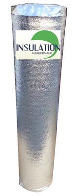 SmartSHIELD -3mm 48''x10Ft Reflective Insulation roll, Foam Core Radiant Barrier.