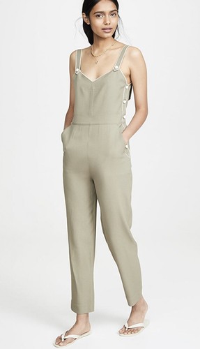 

Комбинезон NWT Rag - Bone Tia с боковыми пуговицами  525 долларов США, Light olive green