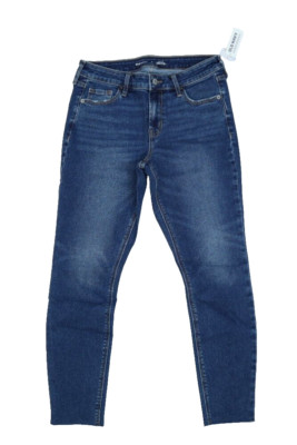 Old Navy Mid Rise Rockstar Super Skinny Cut Off Ankle Jeans Emilia Womens US 6